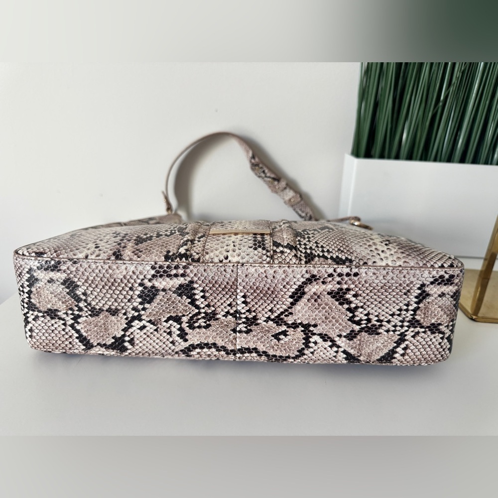 Brahmin Tabitha Beige Sandcastle Leather Shoulder NWT - Picture 7 of 15